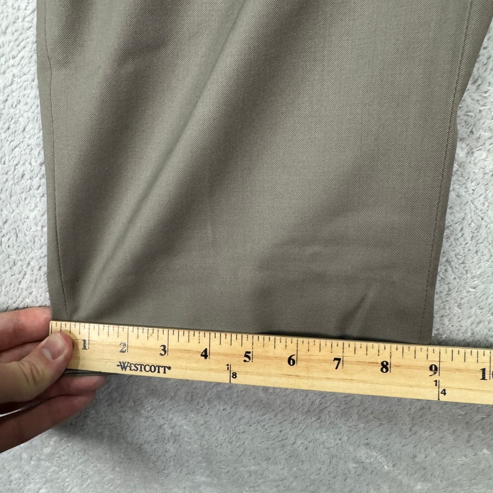 Zanella Todd Wool Dress Pants Trousers Mens 36x25 Short Casual Old School EUC - Picture 11 of 12